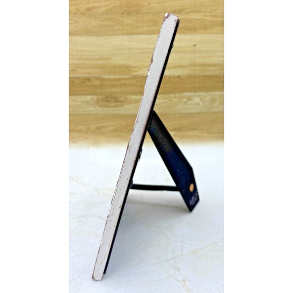 Shabby Chic 5x7 Photo Frame Cottage Distressed Whitewashed Relief Botanical NEW! - Picture 3 of 13